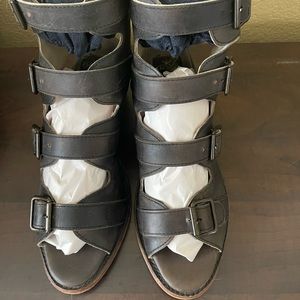 Freebird Quail black leather size 11